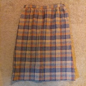 1970 Original Pendleton Pencil Skirt